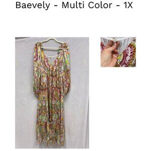 Baevely - Multicolor Dress - 1X